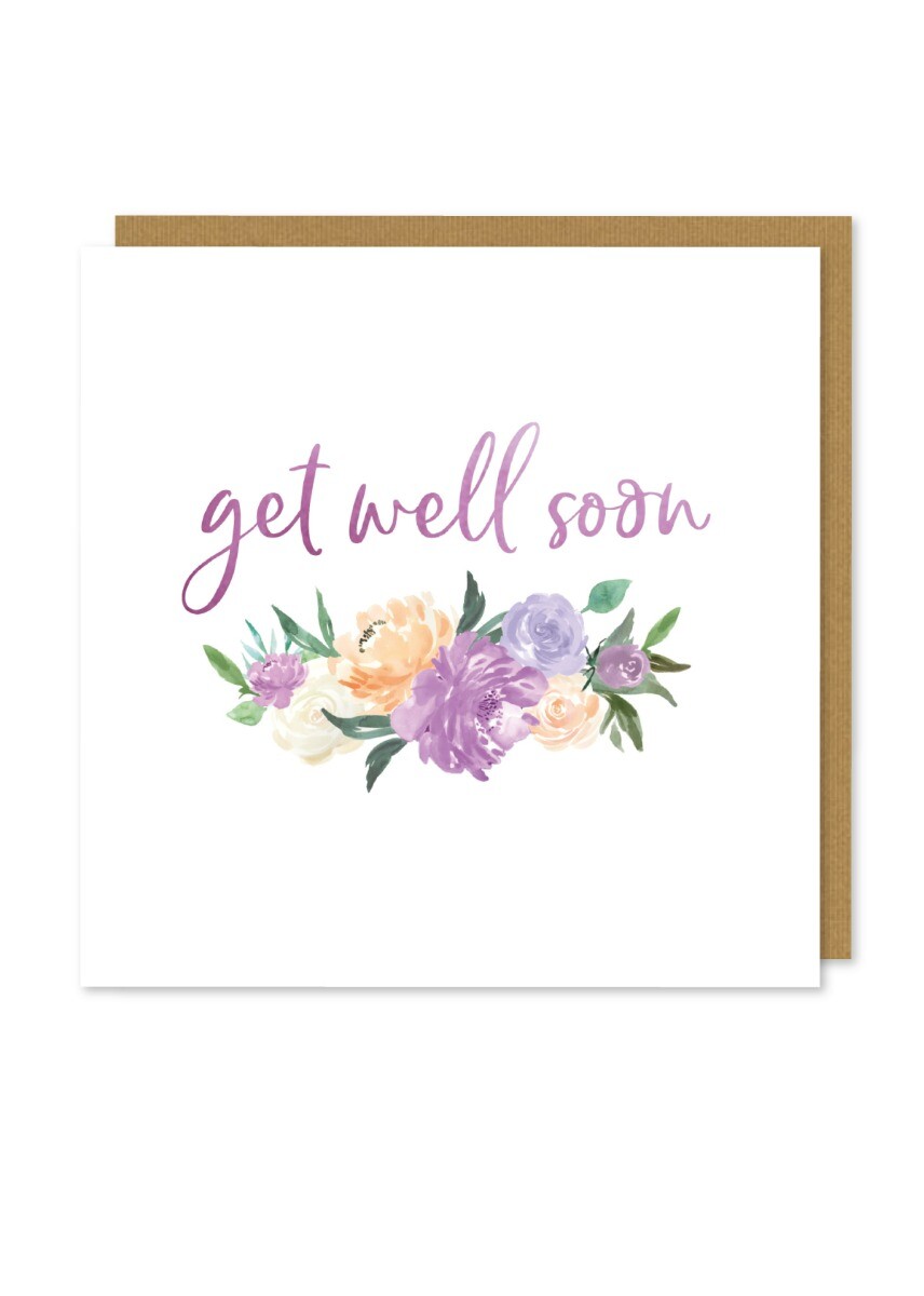 Get Well Soon Card Cookie Gifts