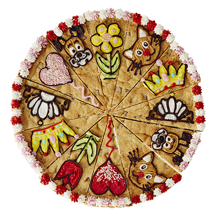 Birthday Party Slices 3 Giant Cookie Millie S Cookies
