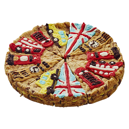 British Party Slices Giant Cookie Millie S Cookies
