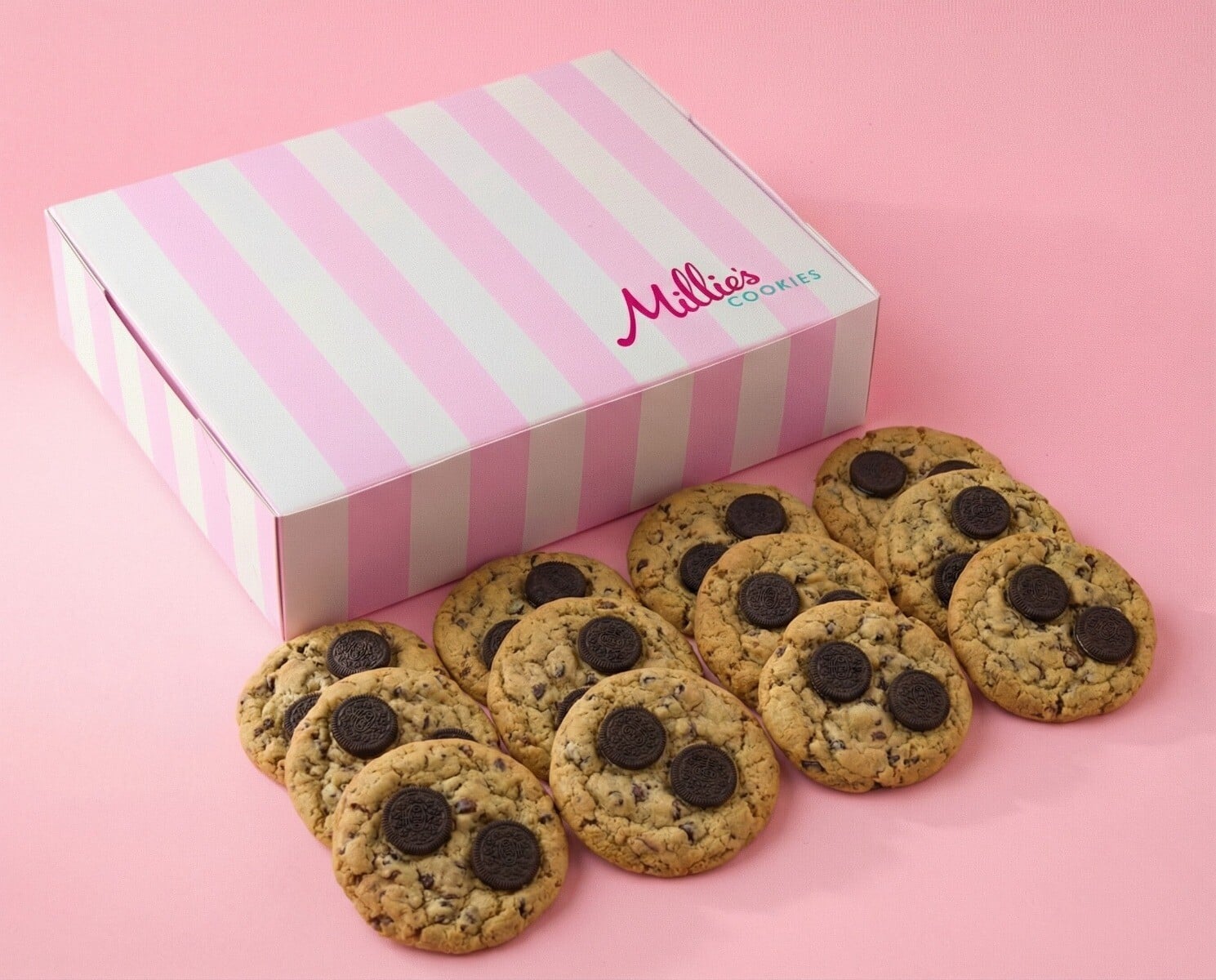 Loaded Cookie Box of 12 - Topped with Mini Oreo Cookies Cookie Boxes
