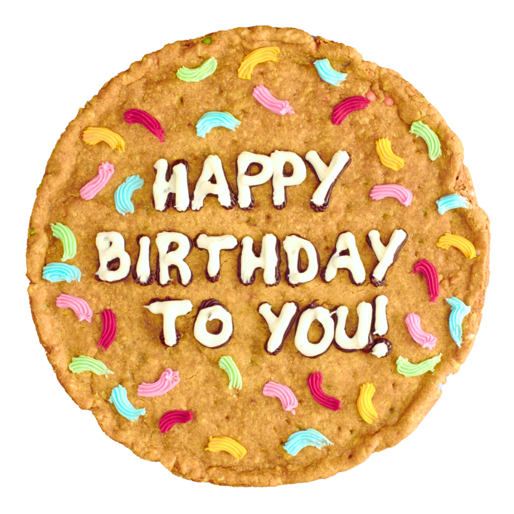 Birthday Cake Giant Cookie-Single