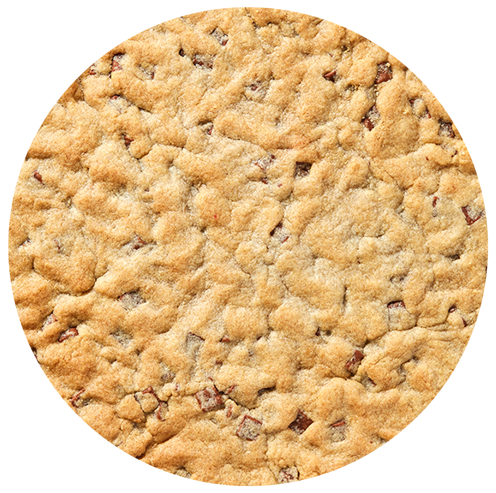 Personalised Cookie Milk Choc Round Single Layer
