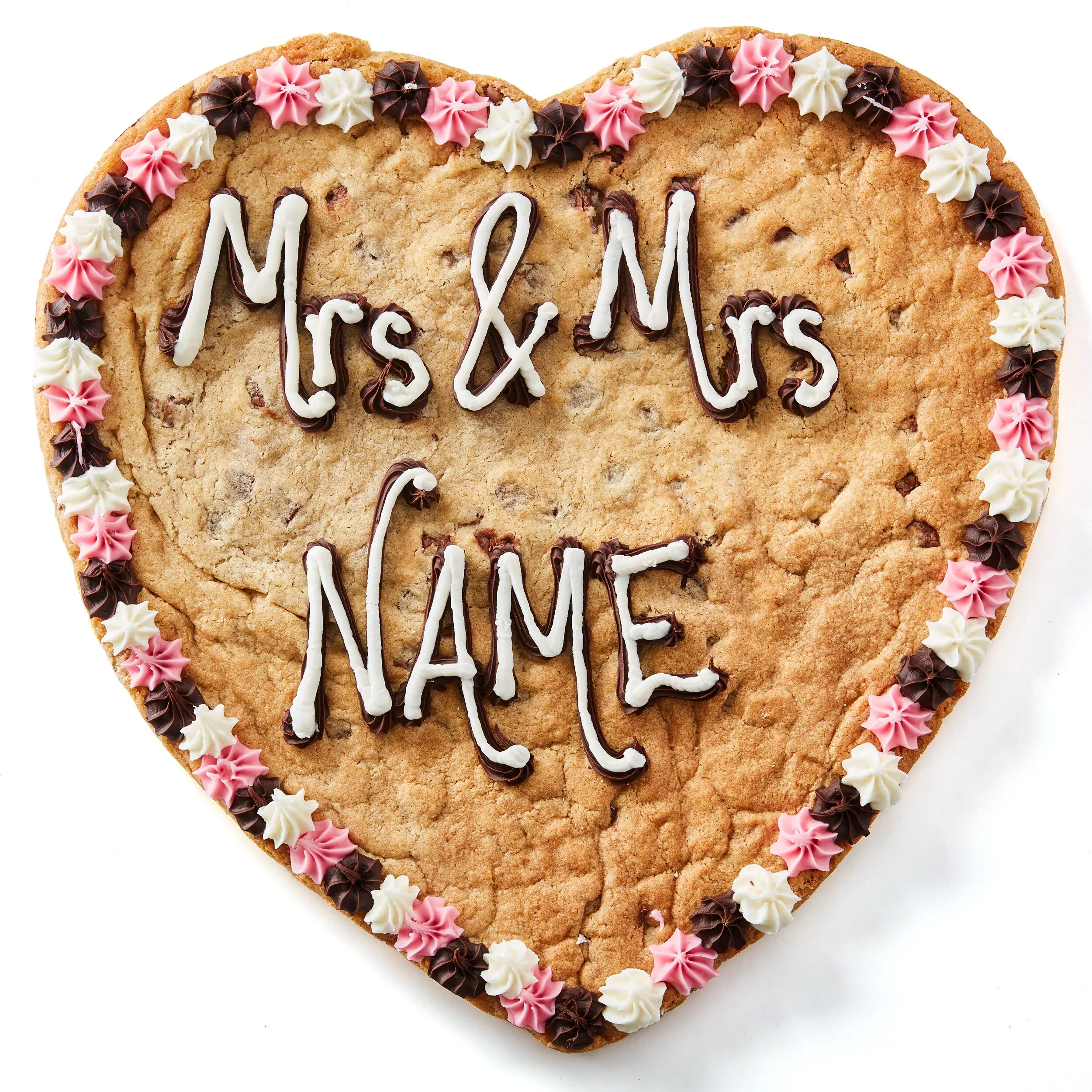 Mrs &amp; Mrs (NAME)-Milk Choc-Double