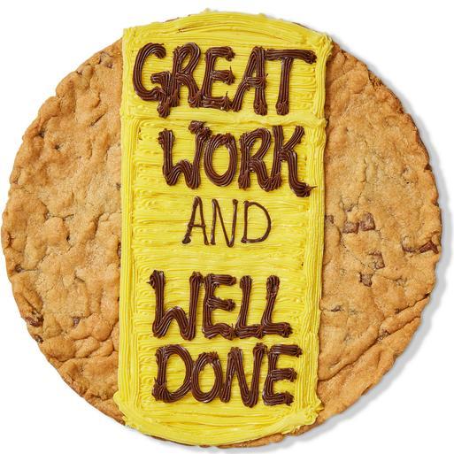 Well Done Name Giant Cookie